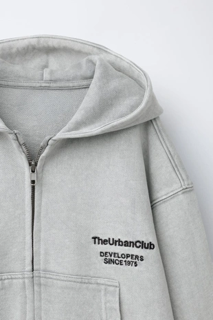 Брюки BARREL из мягкой ткани с надписью