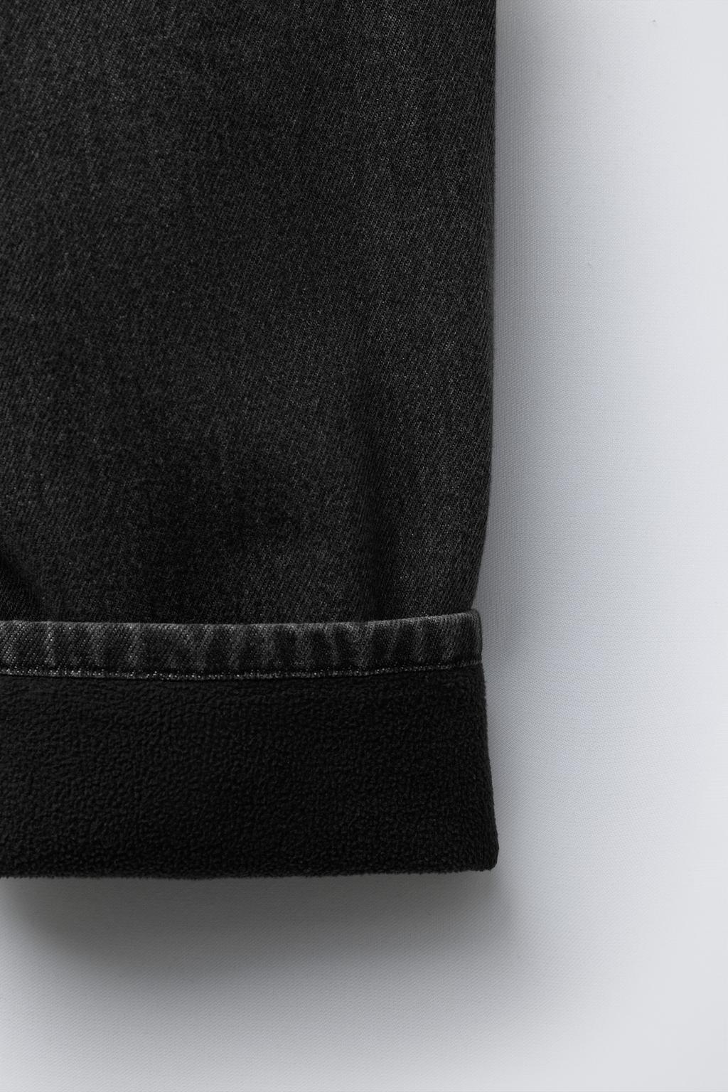 ДЖИНСЫ BALLOON НА ПОДКЛАДКЕ ИЗ ПОЛАРФЛИСА