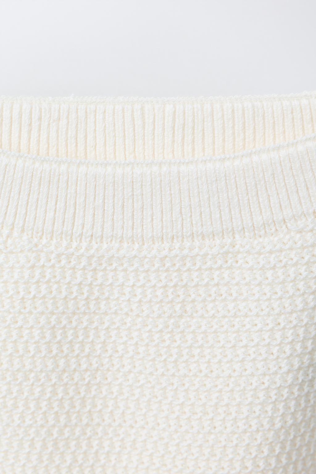 КОМПЛЕКТ ИЗ ФУТБОЛКИ И БРЮК ИЗ ХЛОПКА И ШЕЛКА С ТЕКСТУРОЙ