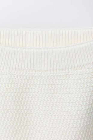 Комплект из футболки и брюк из хлопка и шелка с текстурой- Заказать в России