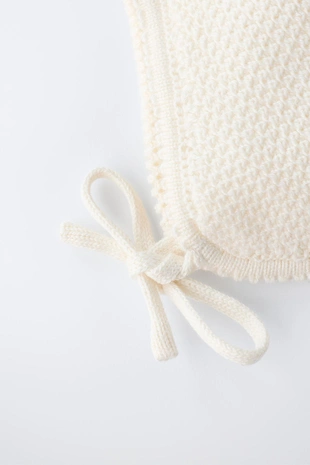 Чепчик из хлопка и шелка- Заказать в России