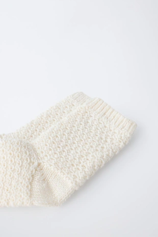 Носки из хлопка и шелка с текстурой- Заказать в России