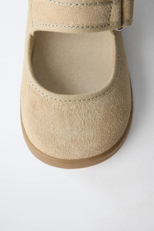 Туфли балетки из натуральной кожи BAREFOOT- Заказать в России