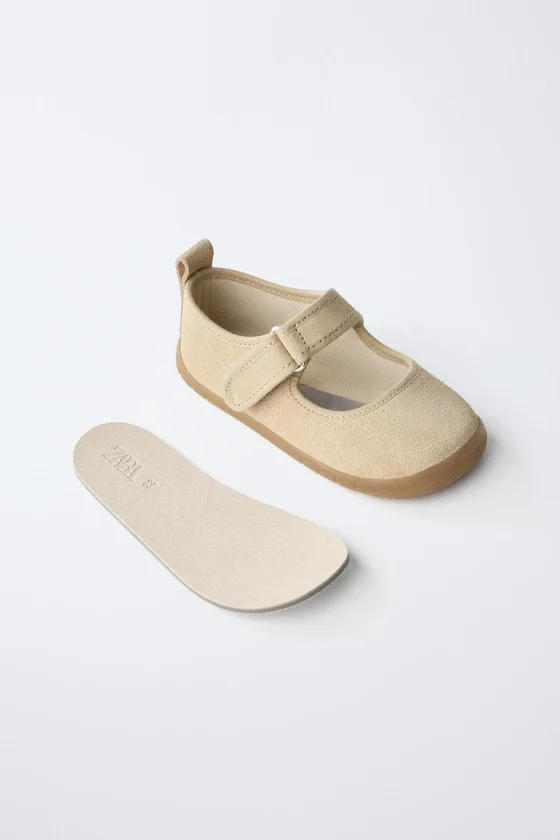 Туфли балетки из натуральной кожи barefoot
