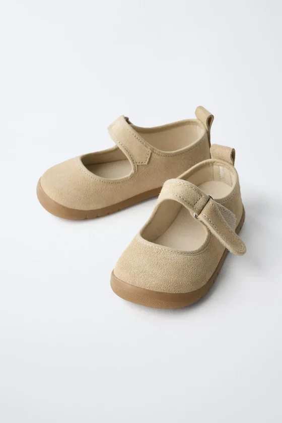 Туфли балетки из натуральной кожи barefoot