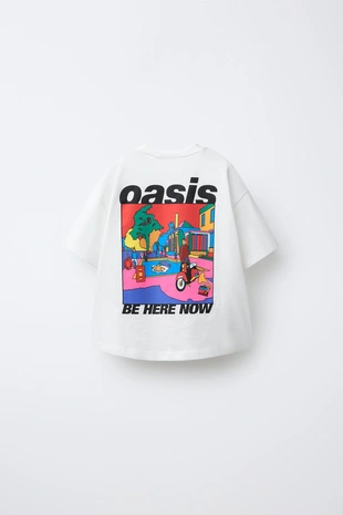 Футболка с принтом Oasis ®- Заказать в России