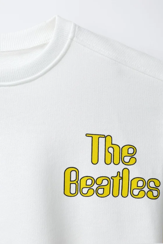 ТОЛСТОВКА С ЦВЕТОЧНЫМ ПРИНТОМ THE BEATLES ®