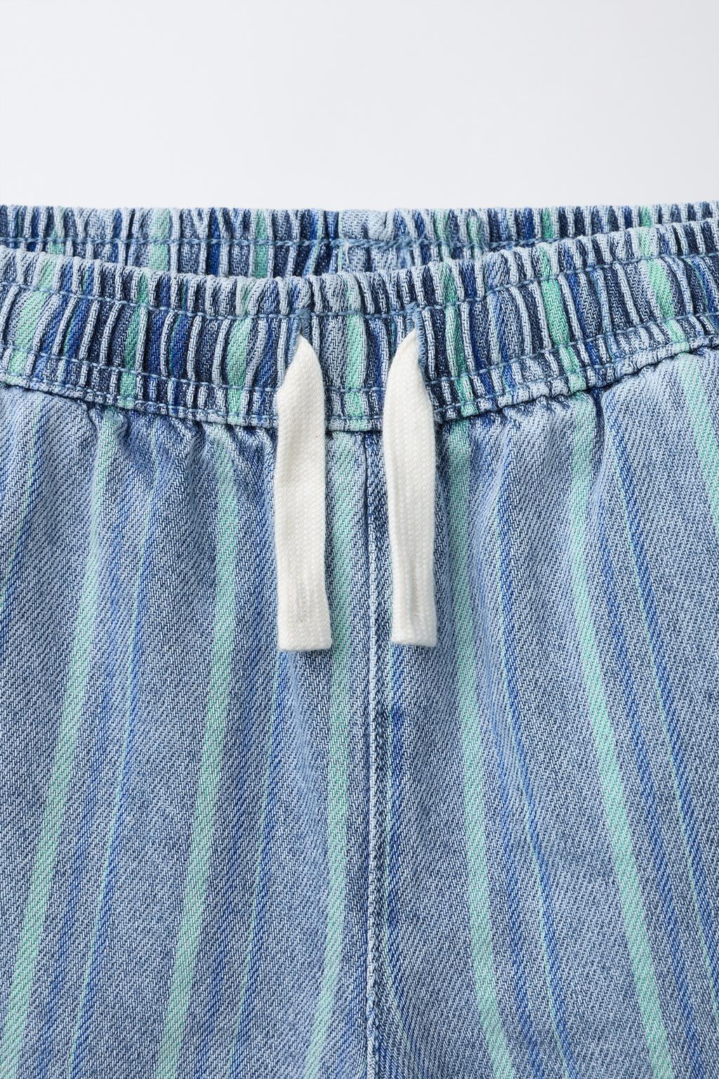 ДЖИНСЫ BAGGY В ПОЛОСКУ