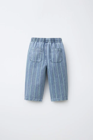 Джинсы BAGGY в полоску- Заказать в России