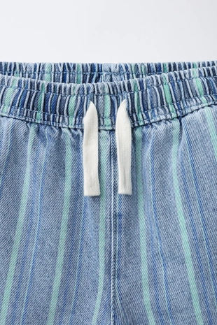 Джинсы BAGGY в полоску- Заказать в России