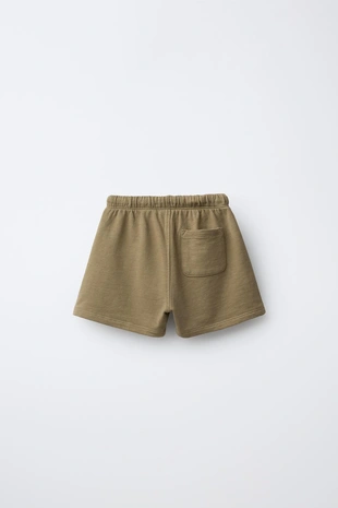 Шорты из мягкой ткани с надписью