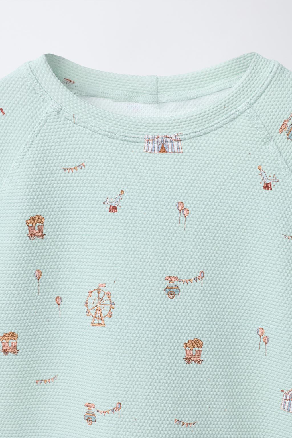 1-6 ЛЕТ/КУПАЛЬНАЯ ФУТБОЛКА «ЦИРК»