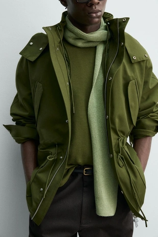 Техническая парка с отстегивающимся жилетом- Заказать в России