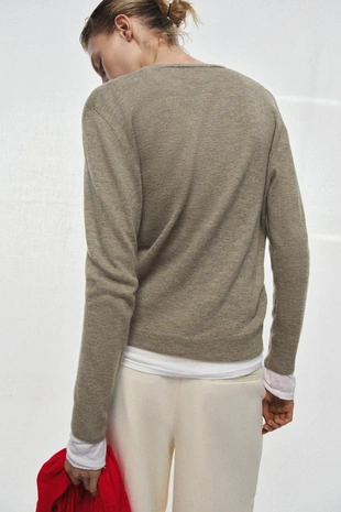 Куртка из 100% сверхмягкой шерсти- Заказать в России