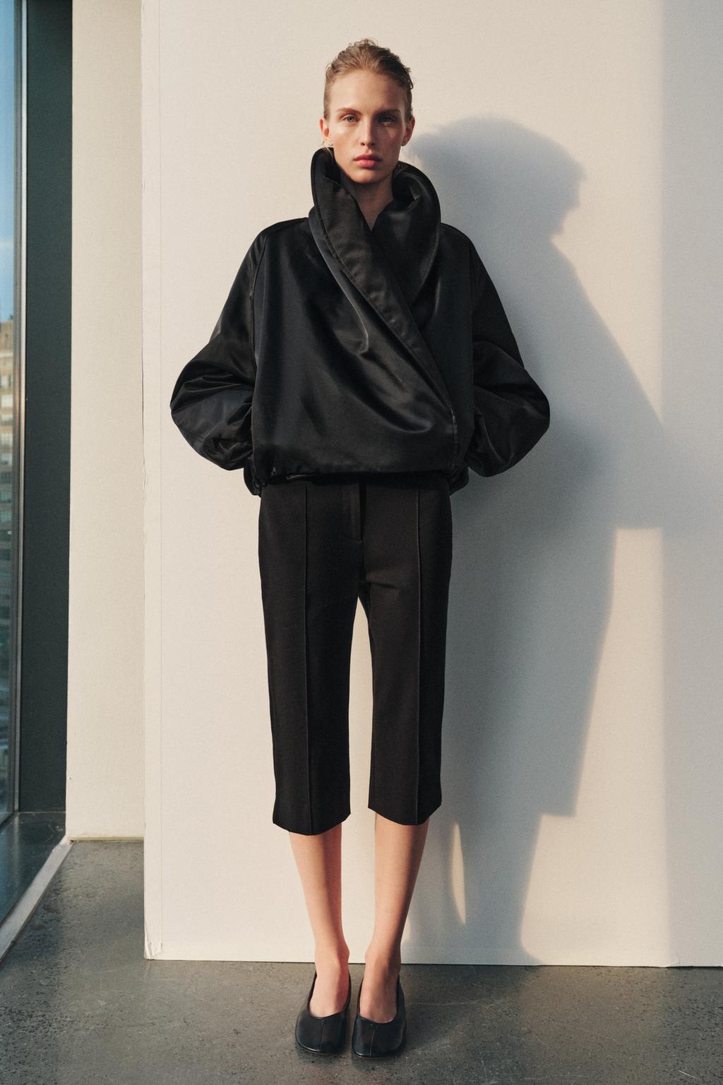 СТЕГАНАЯ КУРТКА-БОМБЕР — ZW COLLECTION