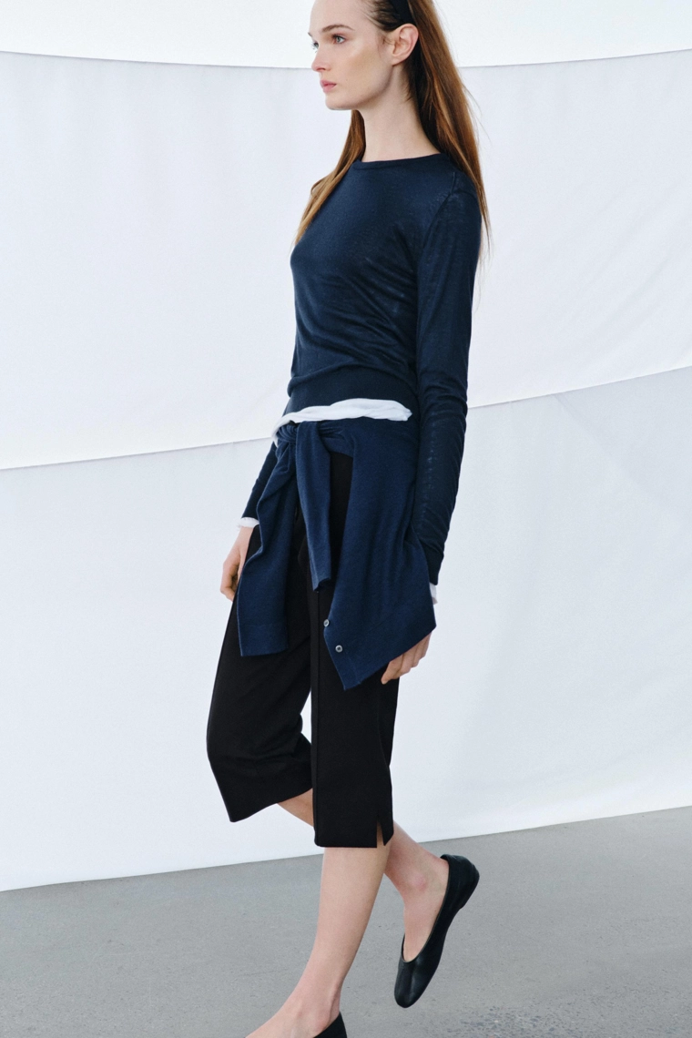 Джемпер из мериносовой шерсти и шелка