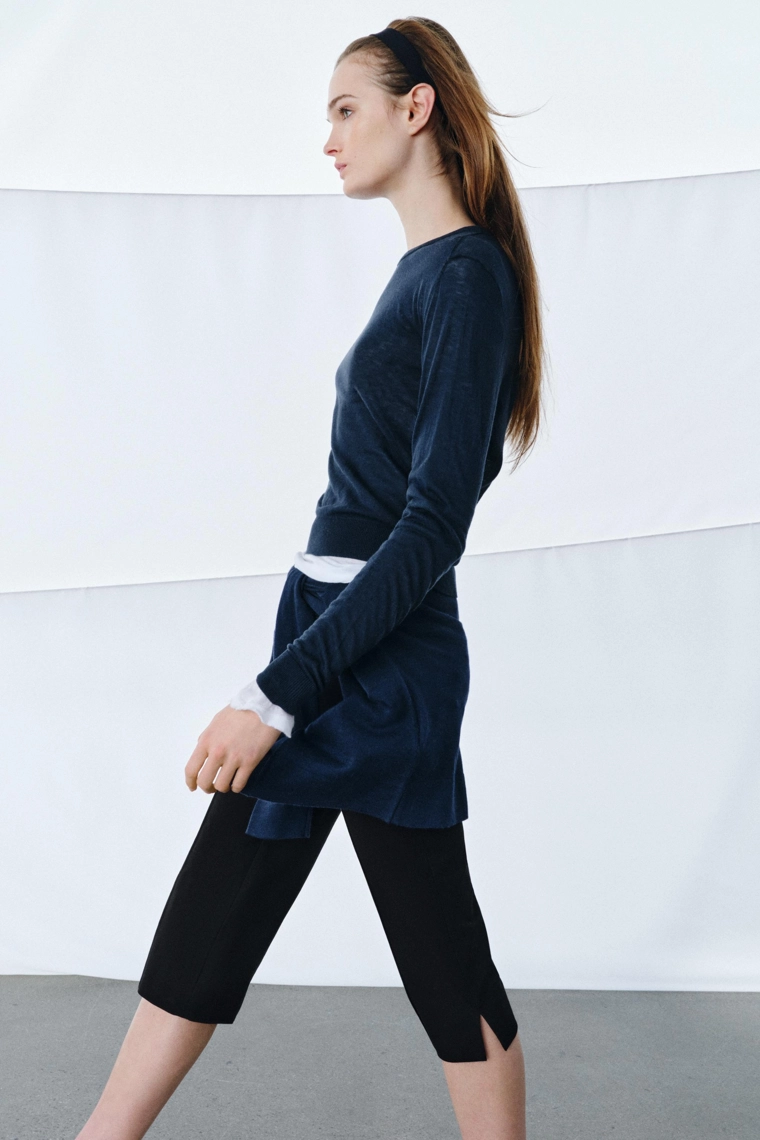 Джемпер из мериносовой шерсти и шелка