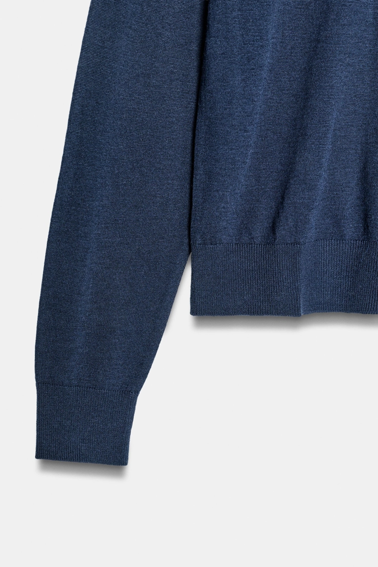 Джемпер из мериносовой шерсти и шелка