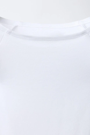 Однотонная футболка из модала- Заказать в России