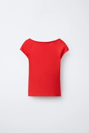 Однотонная футболка с модалом