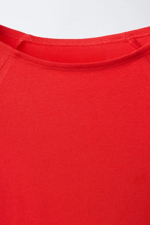 Однотонная футболка с модалом