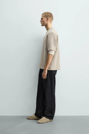 Толстовка OVERSIZE из технической ткани- Заказать в России