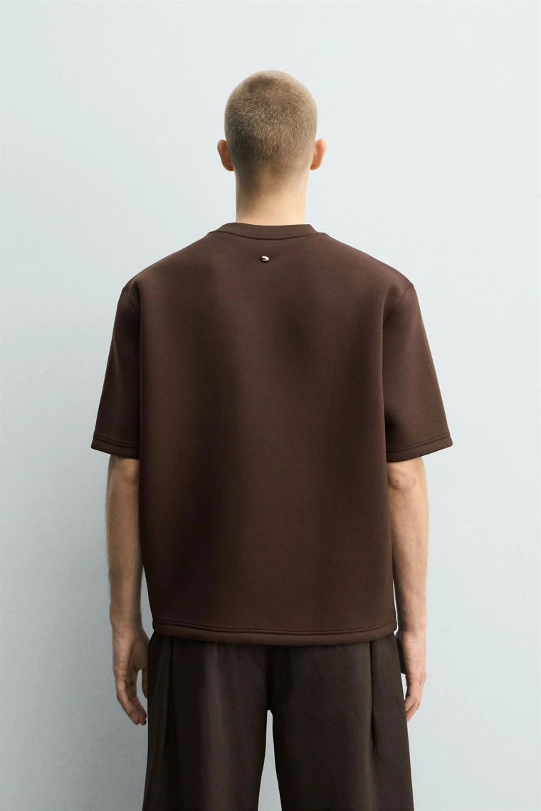 Техническая свитшот с объемной посадкой