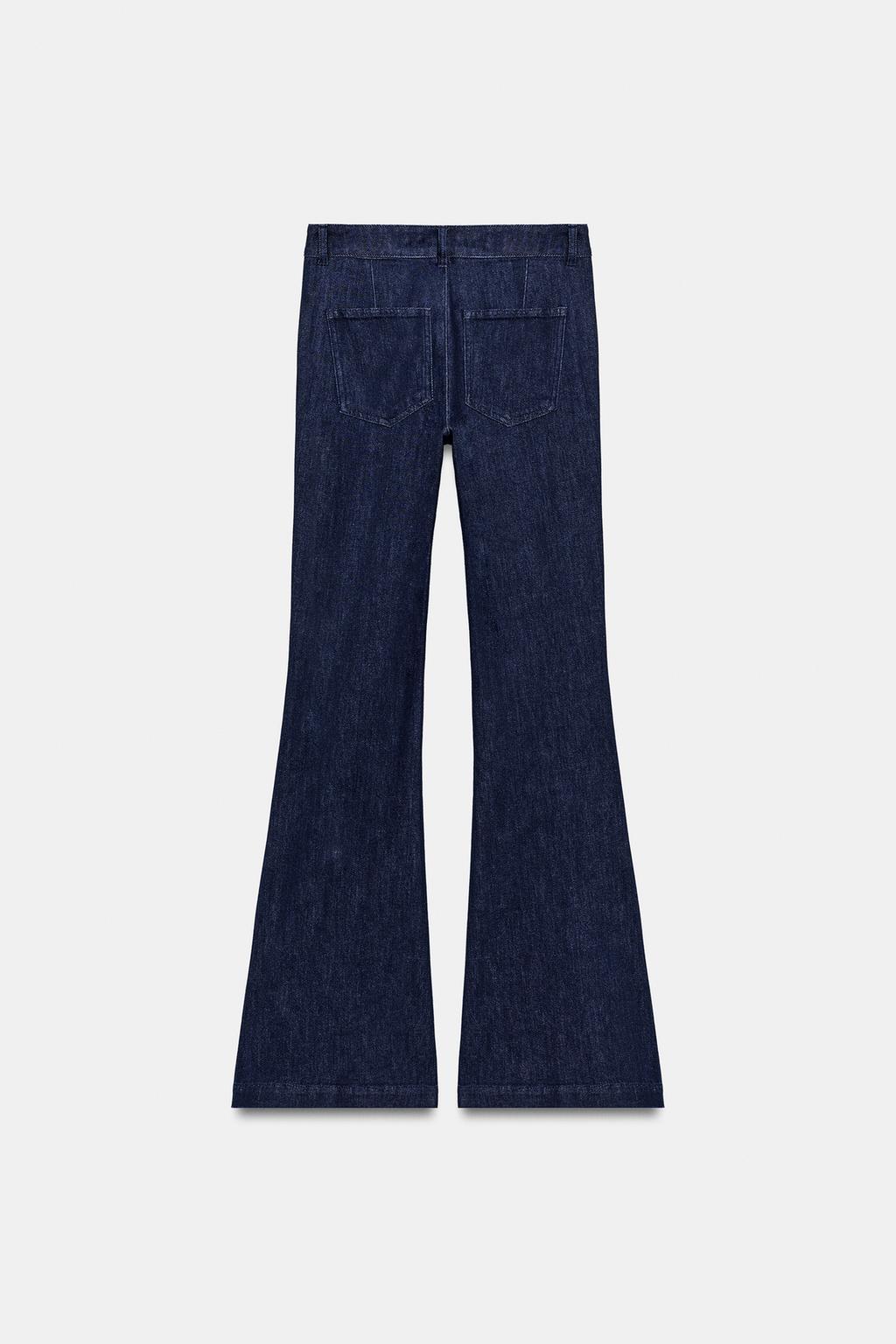 БРЮКИ FLARE С ДЕКОРАТИВНОЙ СТРОЧКОЙ