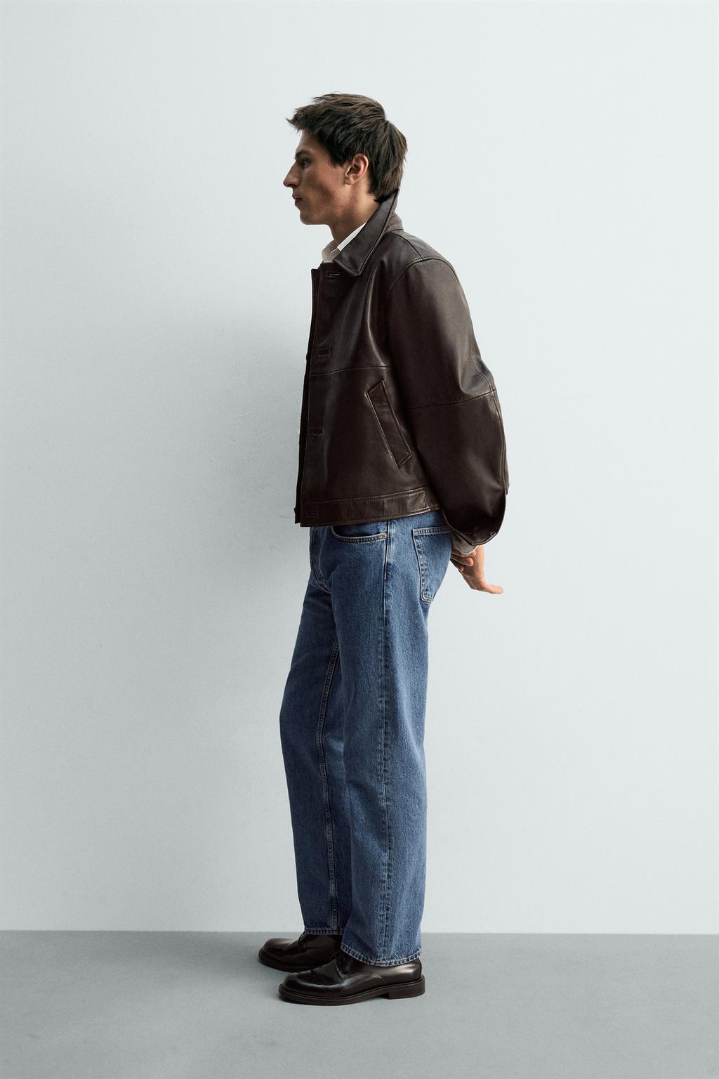 УКОРОЧЕННАЯ КОЖАНАЯ КУРТКА LIMITED EDITION