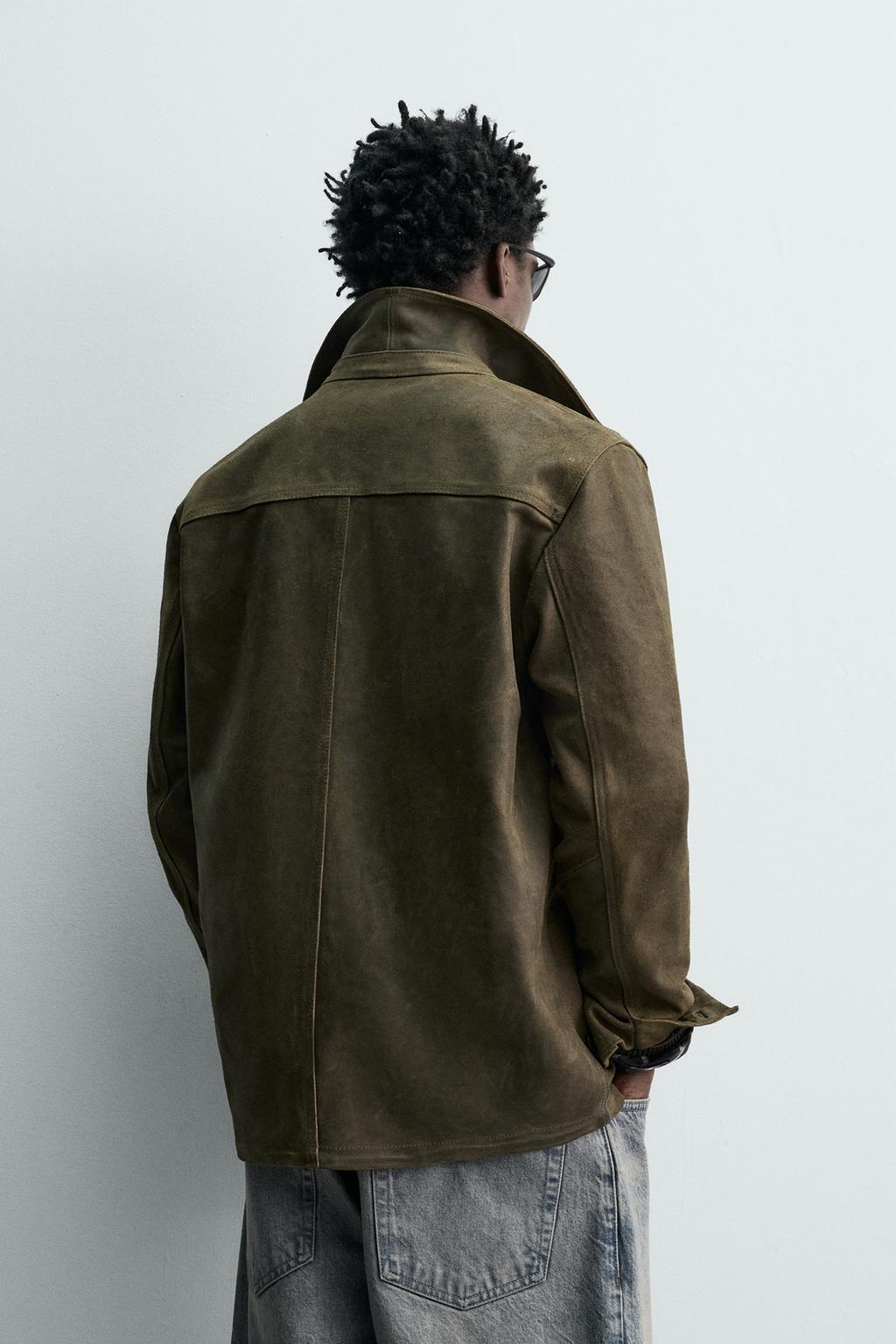 КУРТКА ЗАМШЕВАЯ В ВИНТАЖНОМ СТИЛЕ