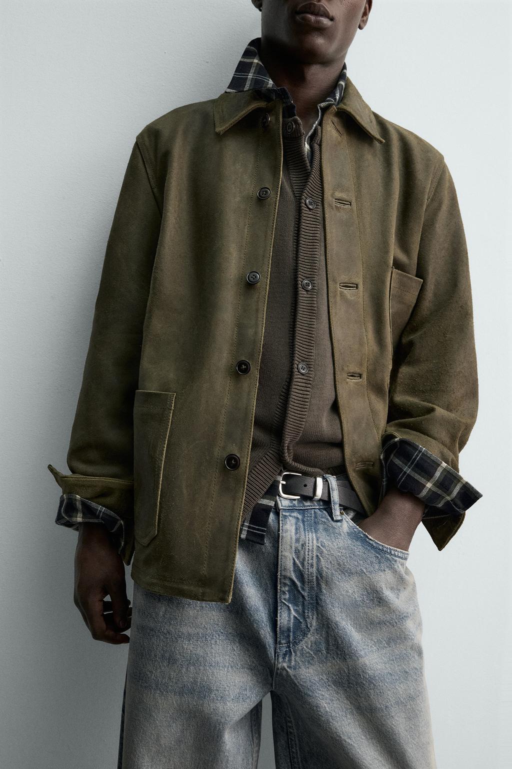 КУРТКА ЗАМШЕВАЯ В ВИНТАЖНОМ СТИЛЕ