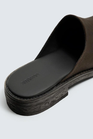 Замшевые сабо- Заказать в России