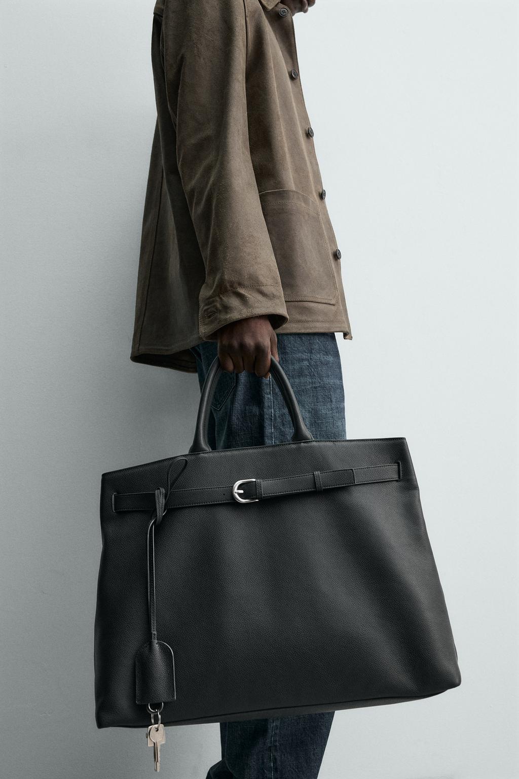 КОЖАНАЯ СУМКА С РЕМНЕМ