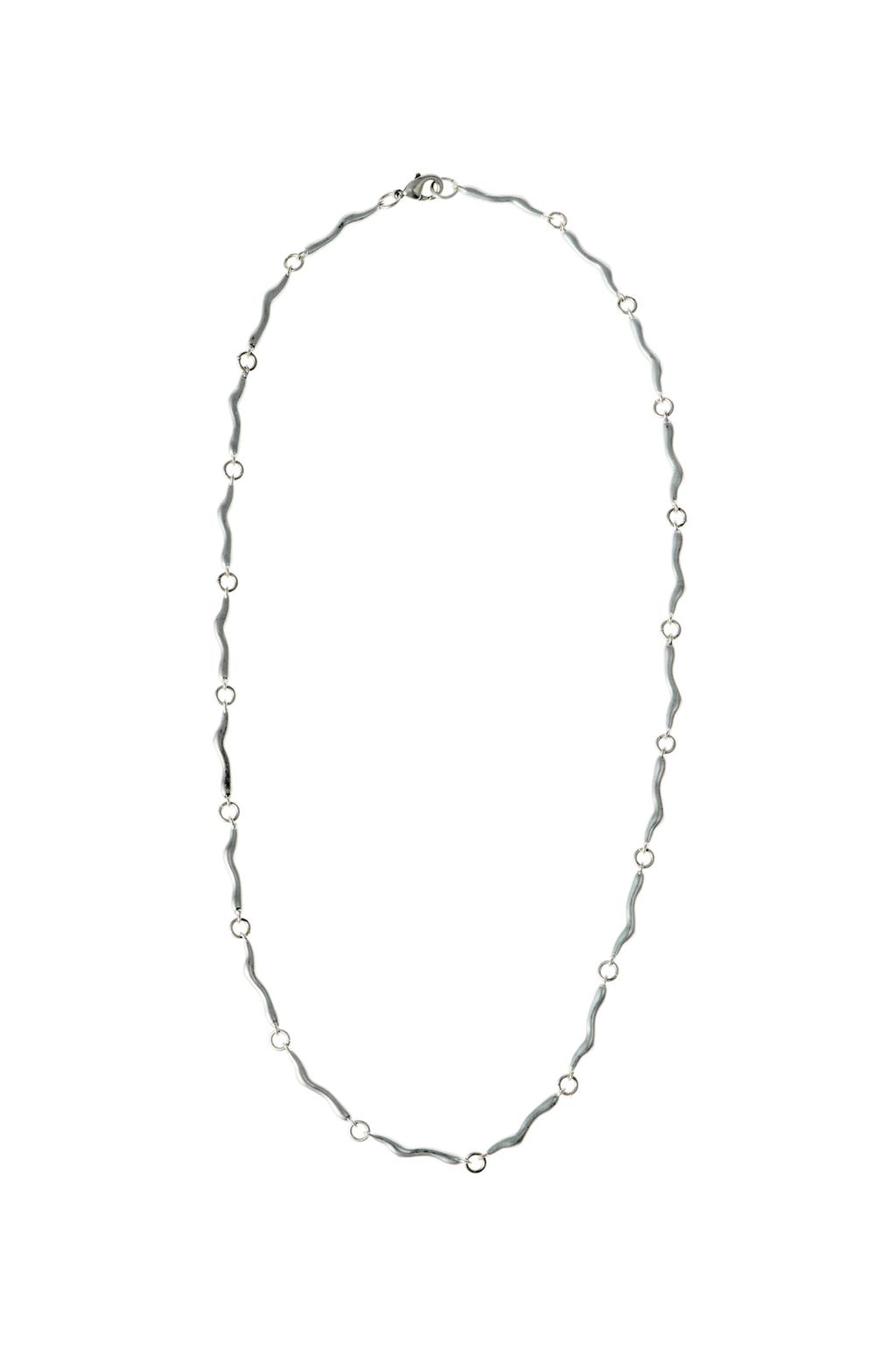 ЦЕПОЧКА ИЗ КОМБИНИРОВАННЫХ МЕТАЛЛИЧЕСКИХ ЗВЕНЬЕВ