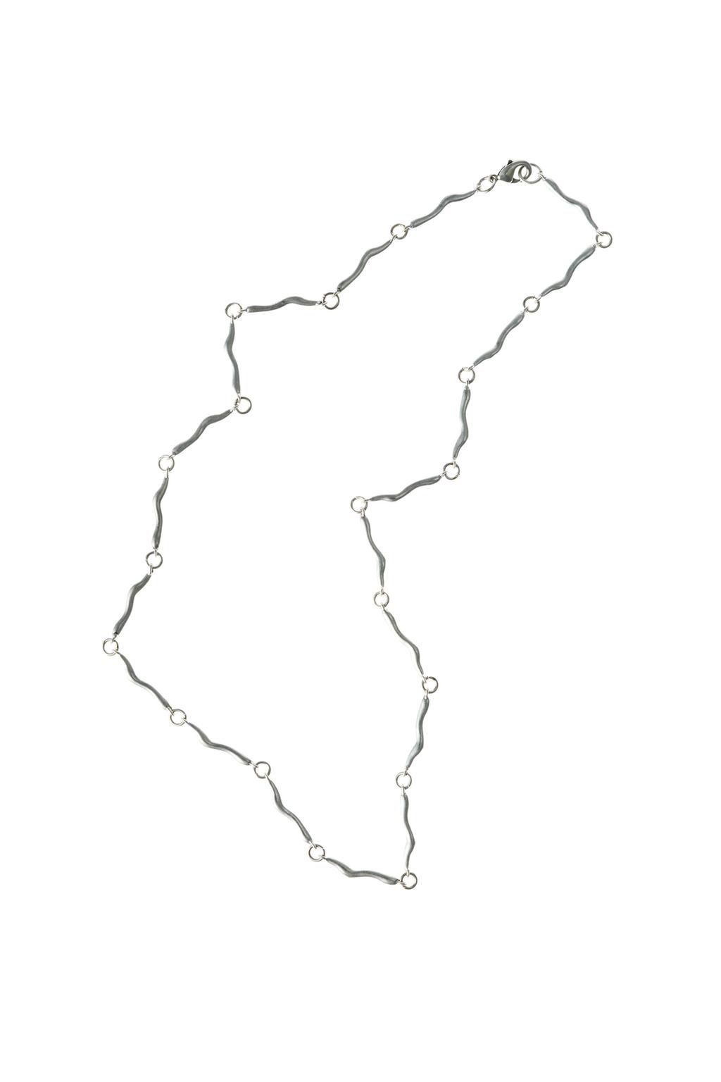 ЦЕПОЧКА ИЗ КОМБИНИРОВАННЫХ МЕТАЛЛИЧЕСКИХ ЗВЕНЬЕВ