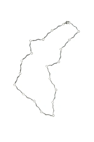 Цепочка из комбинированных металлических звеньев- Заказать в России