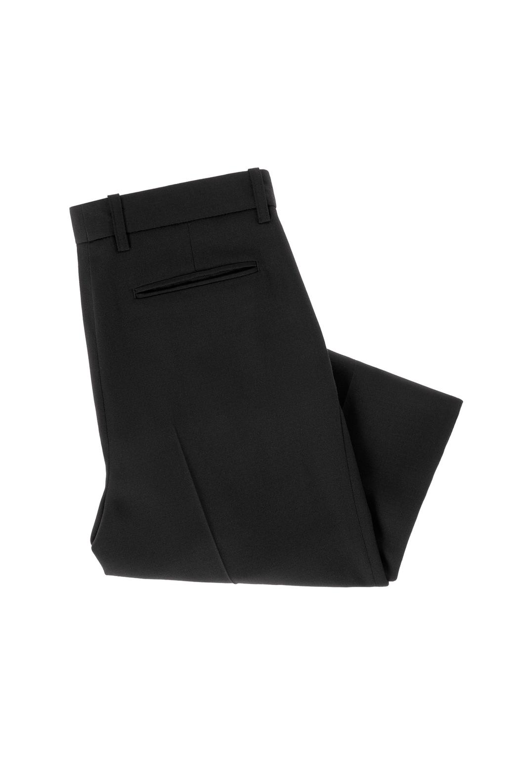 БРЮКИ ИЗ ШЕРСТИ С ЗАЩИПАМИ