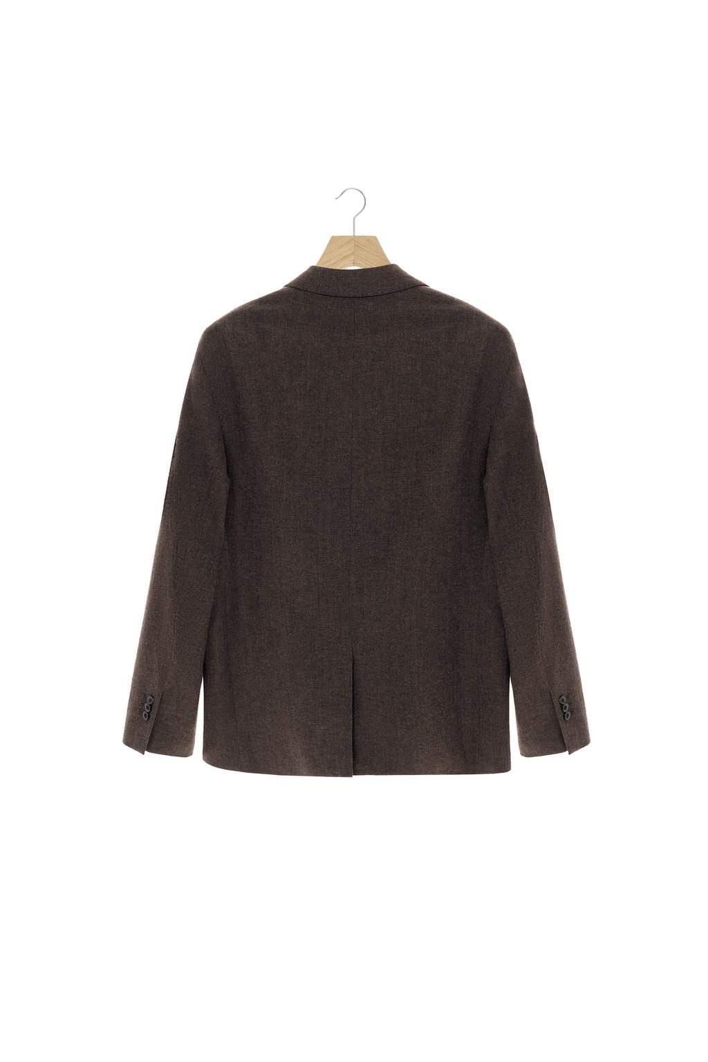 ДВУБОРТНЫЙ БЛЕЙЗЕР С ШЕРСТЬЮ