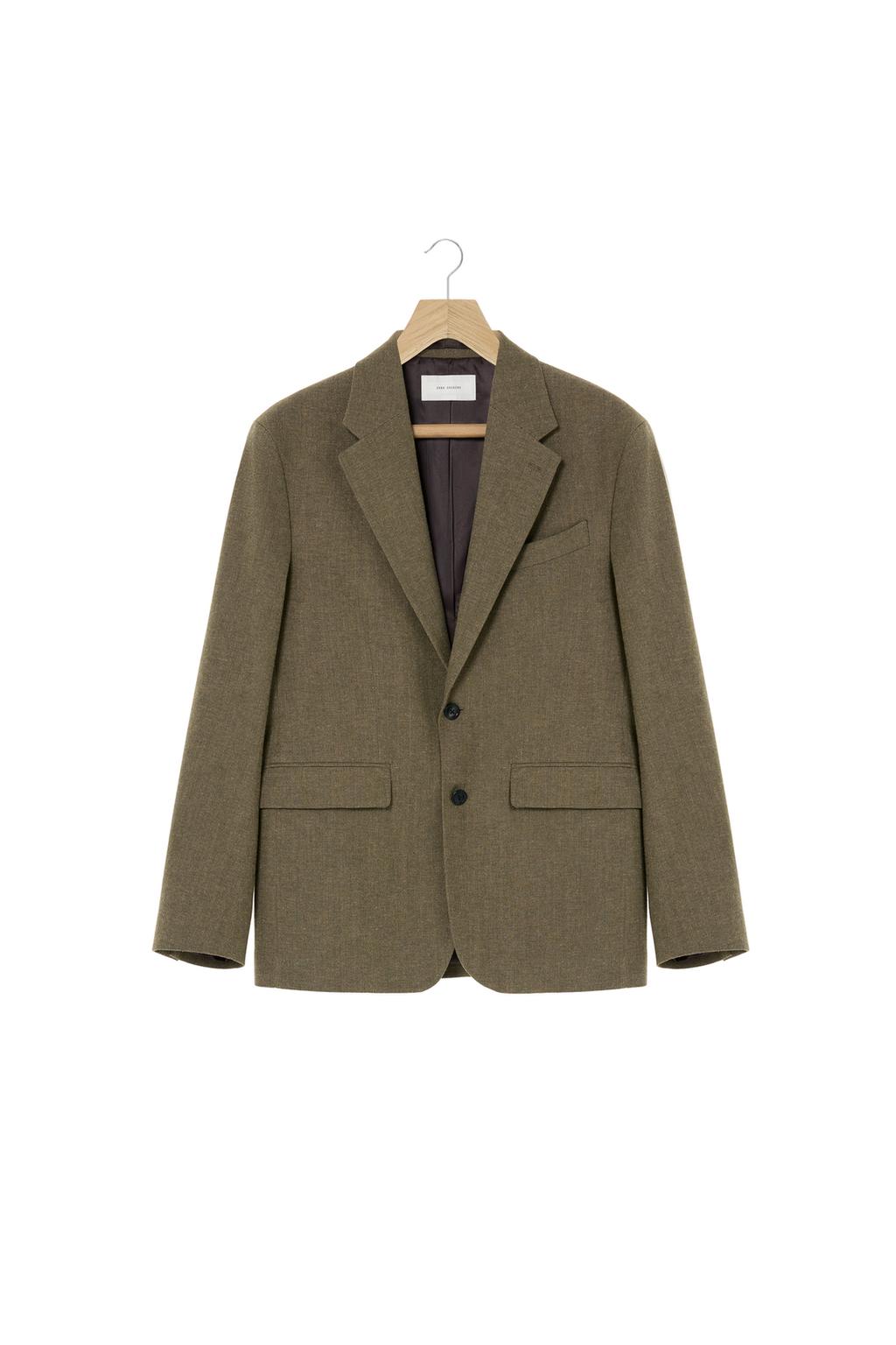 БЛЕЙЗЕР ИЗ ТКАННОГО МАТЕРИАЛА С ШЕРСТЬЮ