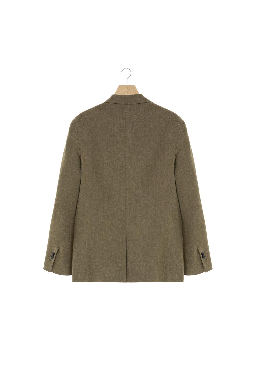 БЛЕЙЗЕР ИЗ ТКАННОГО МАТЕРИАЛА С ШЕРСТЬЮ