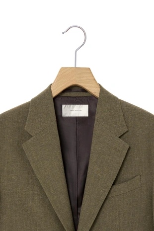 Блейзер из тканного материала с шерстью- Заказать в России