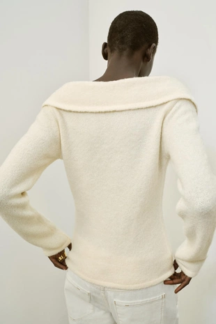 Топ с лацканами и молнией- Заказать в России