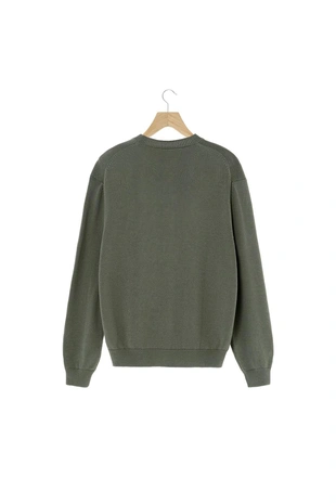 Свитер классического кроя из хлопка- Заказать в России