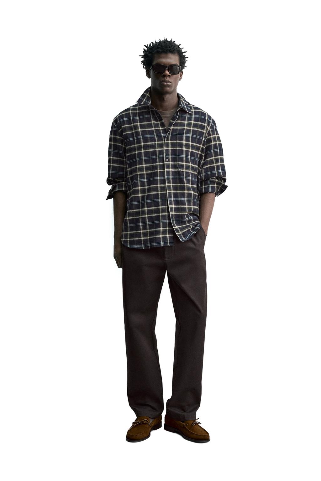 РУБАШКА ИЗ ФЛАНЕЛИ В КЛЕТКУ