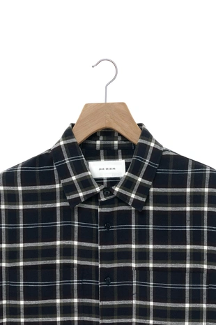 Рубашка из фланели в клетку- Заказать в России