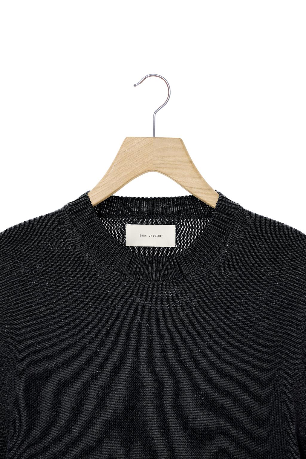 ХЛОПКОВЫЙ СВИТЕР КЛАССИЧЕСКОГО КРОЯ