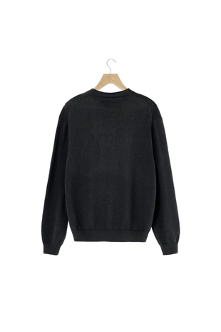 Хлопковый свитер классического кроя- Заказать в России