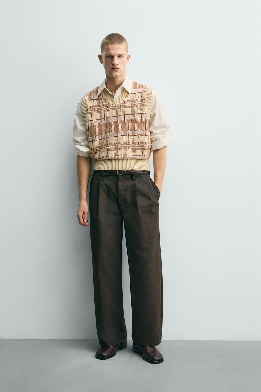 ЖИЛЕТ JACQUARD В КЛЕТКУ