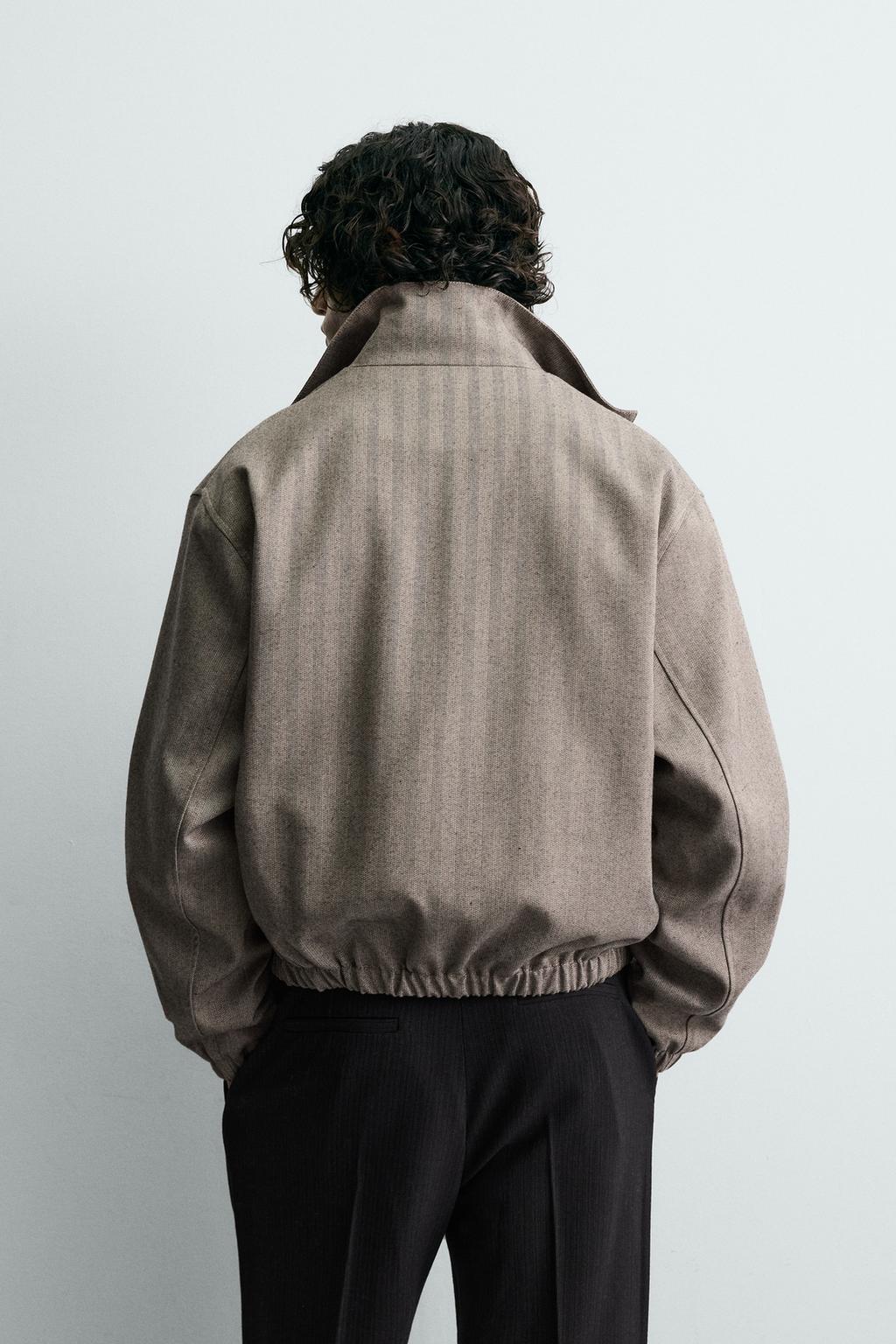 УКОРОЧЕННАЯ КУРТКА В ЕЛОЧКУ