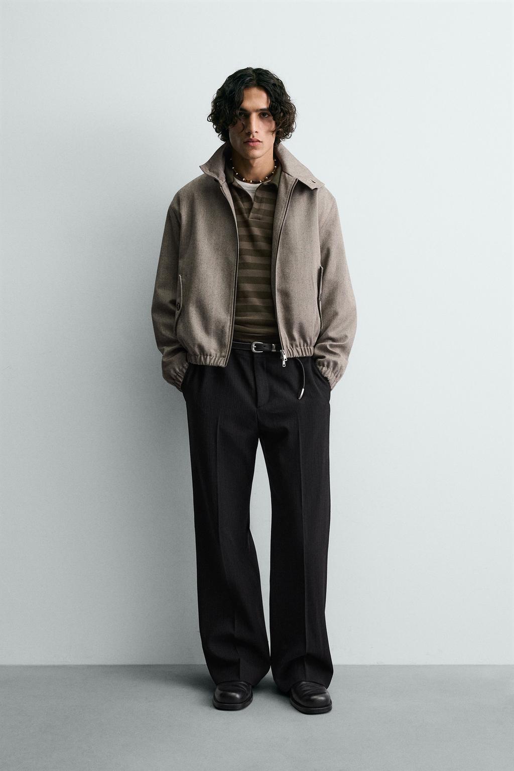 УКОРОЧЕННАЯ КУРТКА В ЕЛОЧКУ